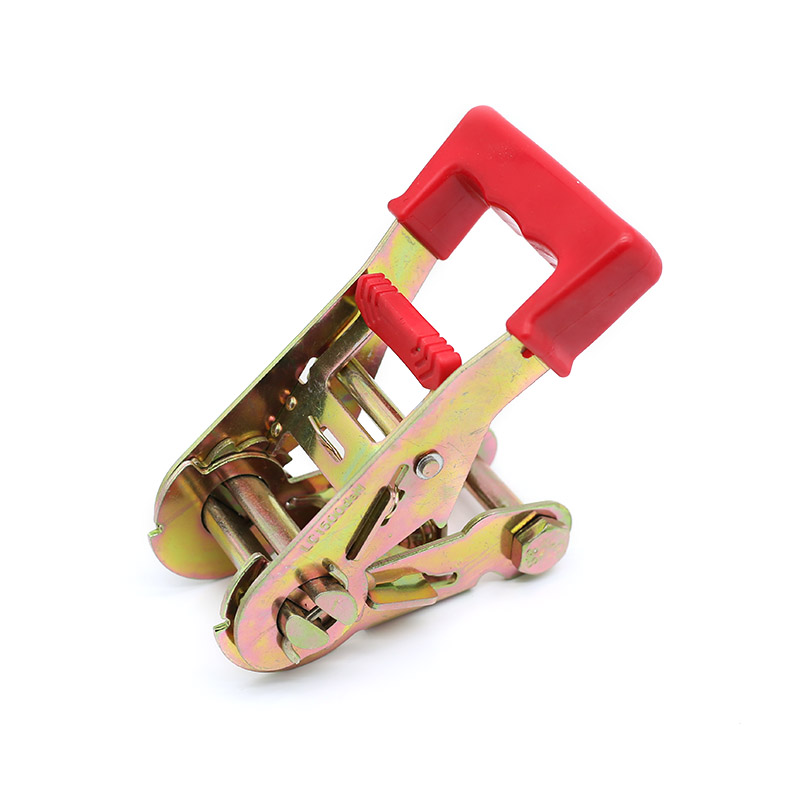 1.5Inch Ratchet Gesper Ngalahake Plastik Abang