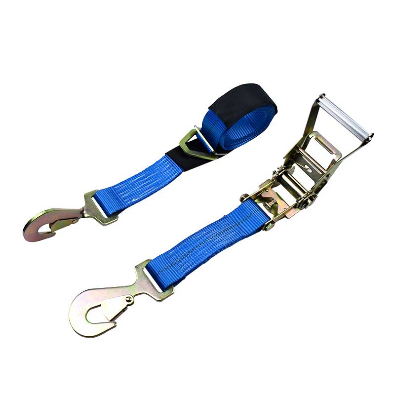 2 X 8' Biru Auto Tie Down Ratchet Strap 10.000 Lbs Axle Strap